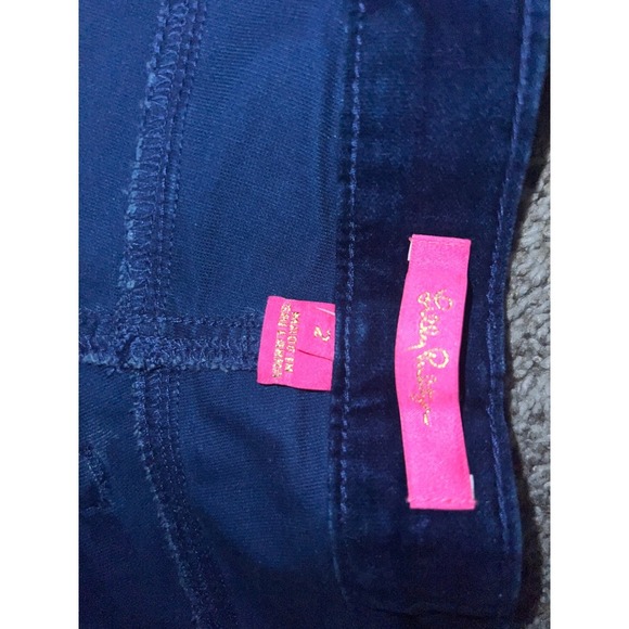 Lilly Pulitzer  High Rise Plush Skinny Pant-Luna Wash S 2 Dopamine Boho - Picture 10 of 12